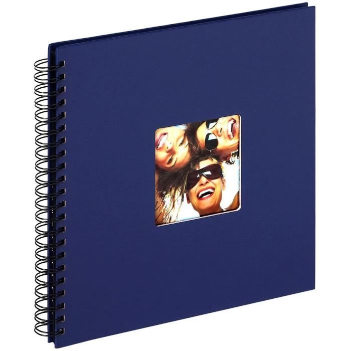 Koop Cloth Spiraalalbum Blauw - 19,5x15 cm (40 Zwarte zijden / 40 Koop Cloth Spiraalalbum Blauw - 19,5x15 cm (40 Zwarte zijden / 40