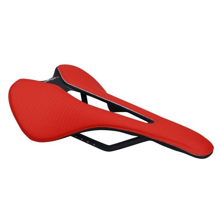 Rouge Selle de velo de route et VTT de 135mm siege doux et confortable de course leger 4 couleurs piec Cdiscount Sport