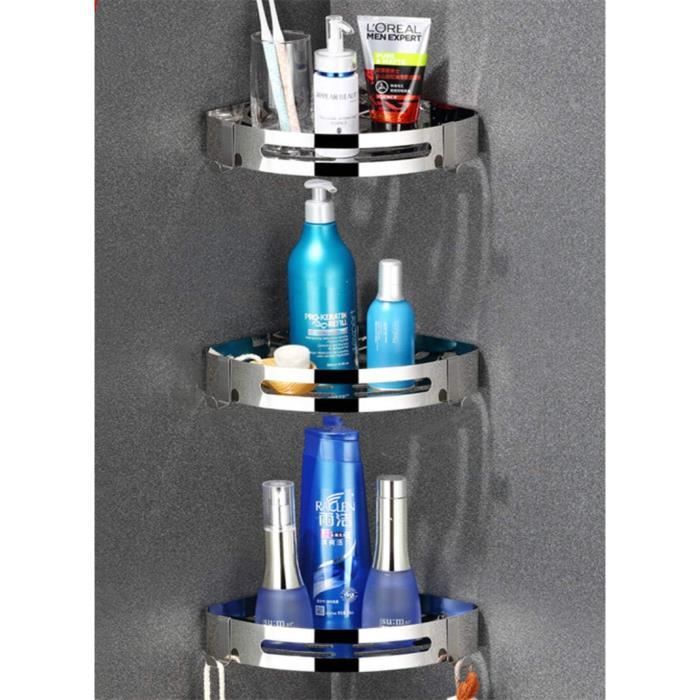 Etagère De Douche D‘Angle,Douche Étagère,Caddy Panier De Douche,Etagère
