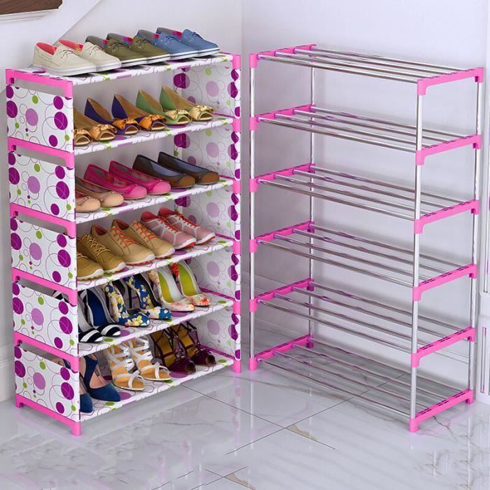 Sèche-chaussures,Meuble à Chaussures En Métal Multicouche T1,meuble De