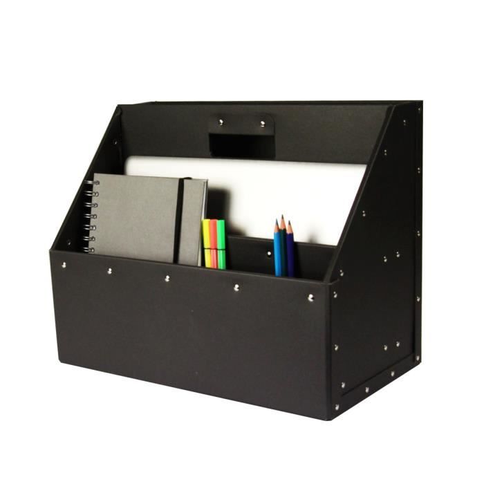 Organisation Du Bureau Boite De Rangement Transportable Noir