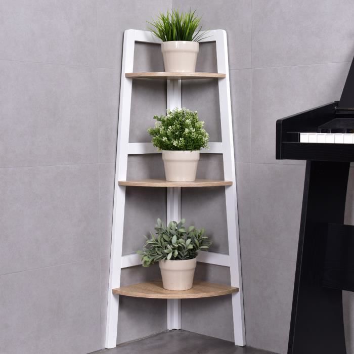 Etagere Et Bibliotheque De Rangement Pour Angle Avec 3 Etageres