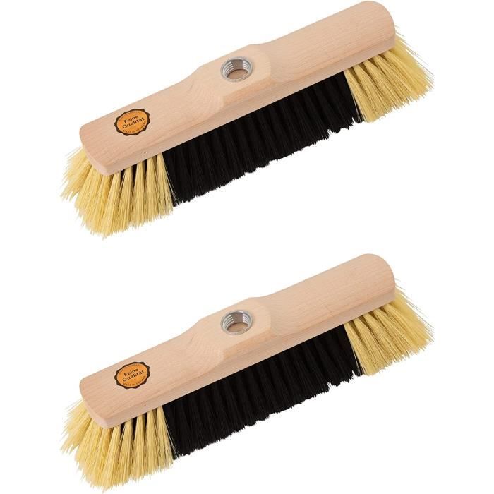 Balai Coiffeur Soie Grise 60cm - Balai Intérieur Doux Pour Dépoussiérage Délicat