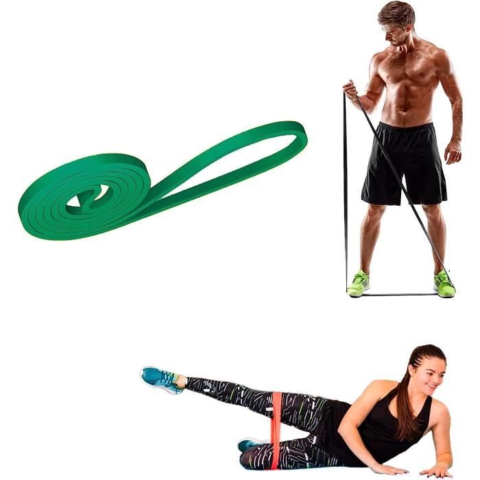 Training Band Bande elastique de resistance pour Fitness Crossfit Entrainement pour Hommes et Femmes Vert 15 Kg. 33 lbs 55 Cdiscount Sport