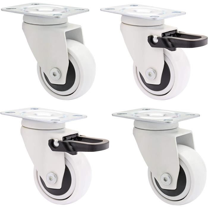 Wagner 01705801 Roulette Pivotante Souple 15 Mm, Boîtier En