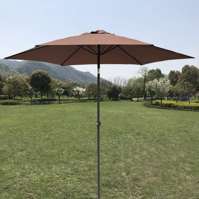 Demi-Parasol 2.7m Nonotse - Pour Balcon Et Terrasse | Tissu Polyester UV30+