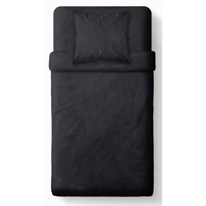 TODAY  Housse de Couette 100% Coton 57 Fils, R&eacute;glisse, 140 x 200 cm