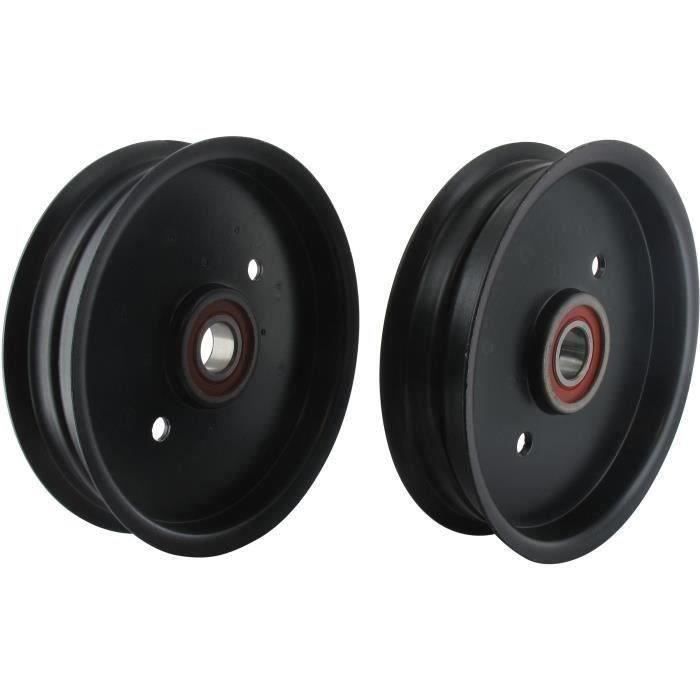 Poulie à gorge plate adaptable HUSTLER - JOHN DEERE - TORO pour série Z, Super Z, Mini Z, ATZ - Remp