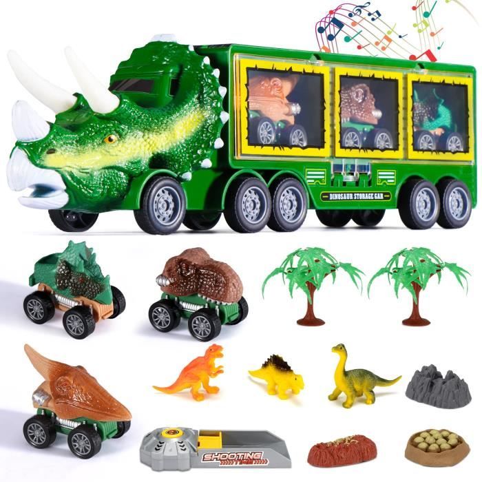 Dinosaure Camion Jouet -Jouet de Camion de Transporteur , Tracteur