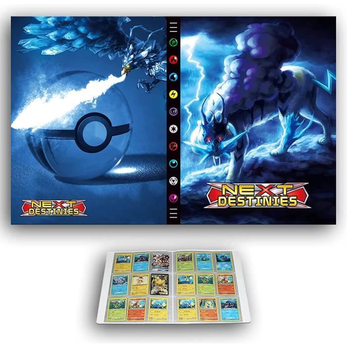 album à 9 poches Articuno & Lycanroc Classeur de cartes compatible avec les cartes Pokémon porte-cartes de meilleure protection