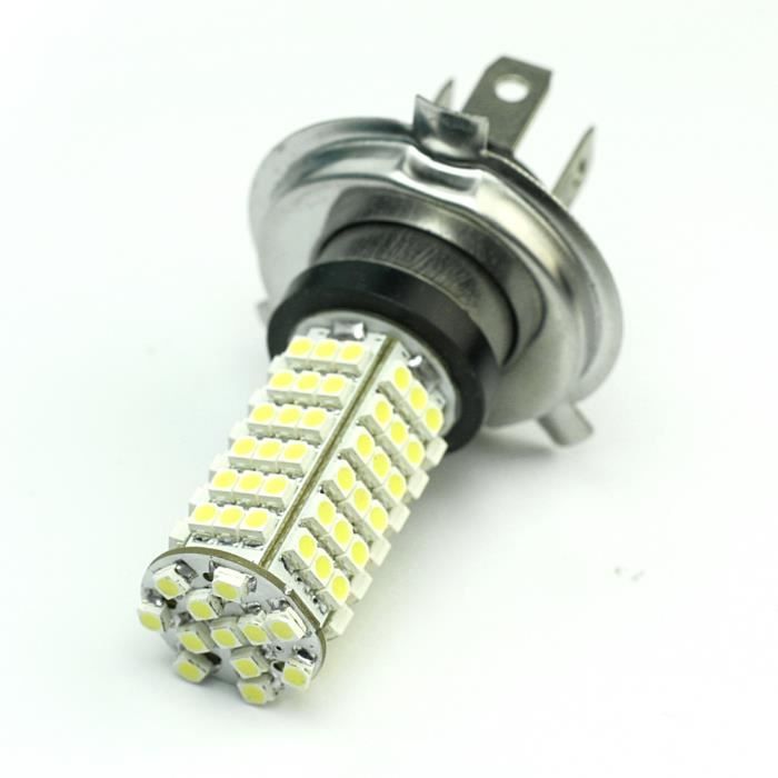Ampoule LED Torribala H7 - 12V, 102 LEDs SMD, Lumière Blanche, Pour Voiture (remplacement Phare)