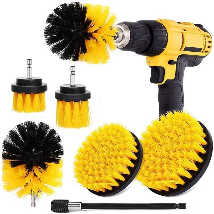 Kit 23 Brosses Pour Perceuse – Nettoyage Voiture, Salle De Bain, Cuisine, Céramique