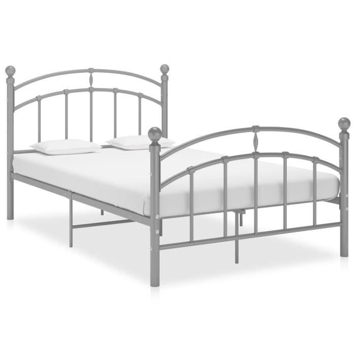 Barrière de lit enfant Gris Flanelle Bali 70 cm