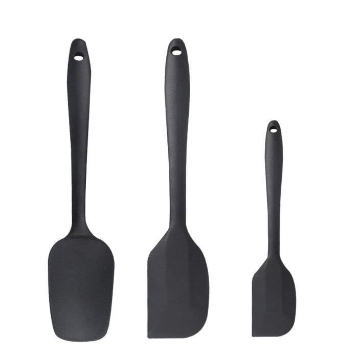 Spatule Silicone de Cuisine Set Spatules P/âtisserie Ustensiles de Cuisine en Silicone R/ésistant /à la Chaleur de Qualit/é Sup/érieure pour Cuisson Cuisson et M/élange 4 pi/èces Silicone Spatulas