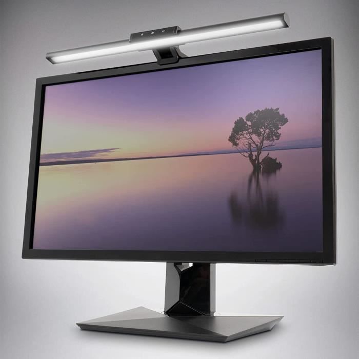 Éclairage écran ordinateur dimmable i lampe à clipser pour pc réglable et  inclinable i température de couleur réglable i lampe de - Cdiscount Maison