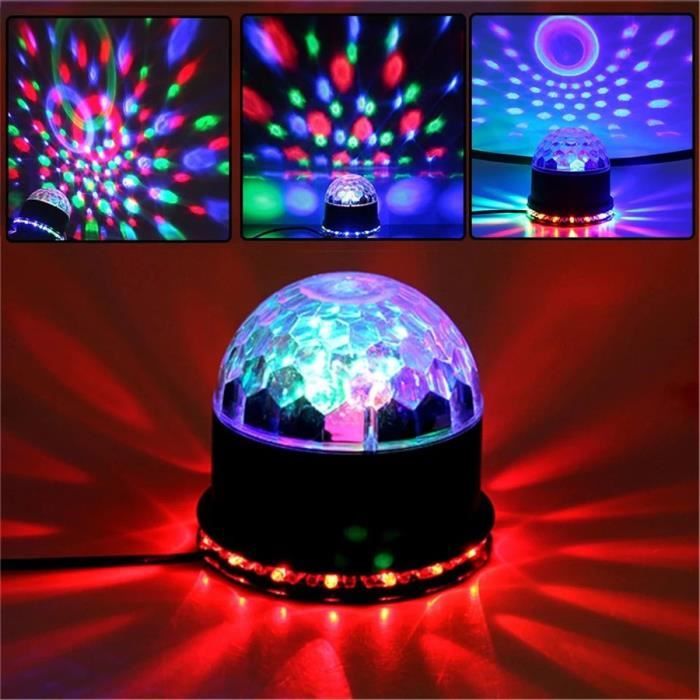 Boule magique réglable éclaircir les lumières disco LED avec