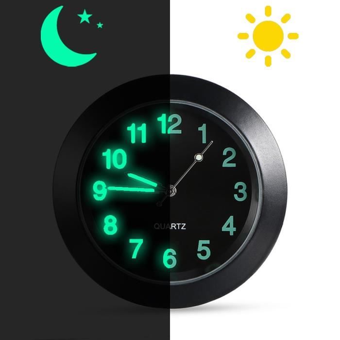 Mini Horloge à Quartz de Voiture, Points D'horloge Lumineux et Horloge de  Voiture à Affichage Numérique, Pratique pour Fournir - Cdiscount Maison