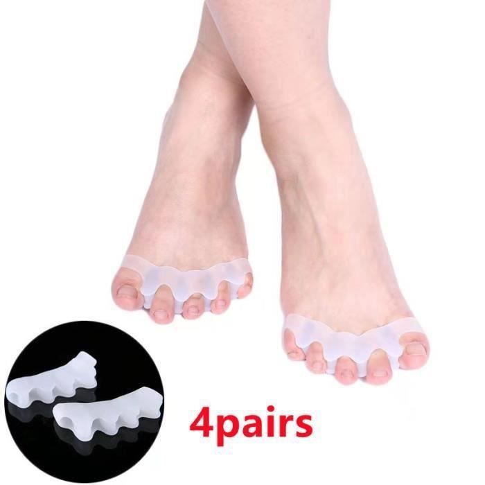 10 Séparateurs D'orteils En Gel - Pour Redresser Les Orteils, Confort Pieds