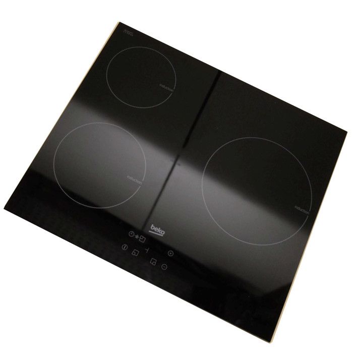 Plaque de cuisson vitrocéramique BEKO modèle 111747 commandes avant