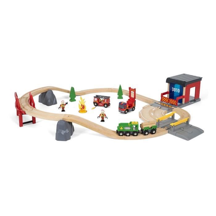 Circuit de train extension - caserne de pompiers