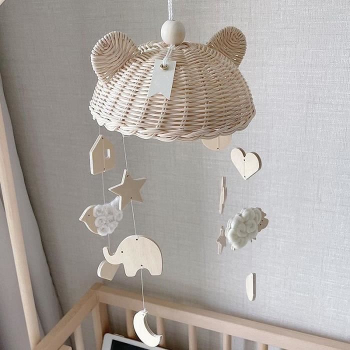 Berceau Suspendu Bebe Jouet Suspendu Éléphant Musical Pour Bébé