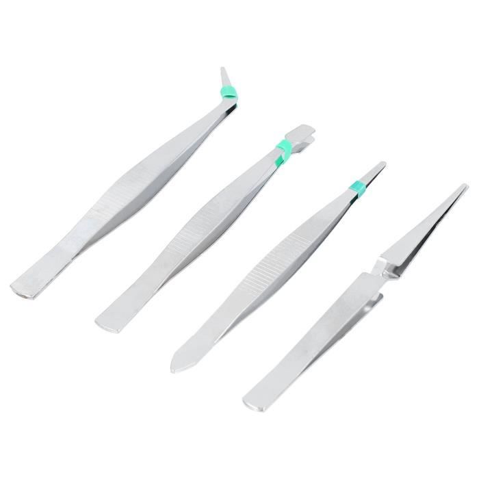 Pince à épiler Pointe Fine – Acier Inox Anti-magnétique – Outils Masters UK