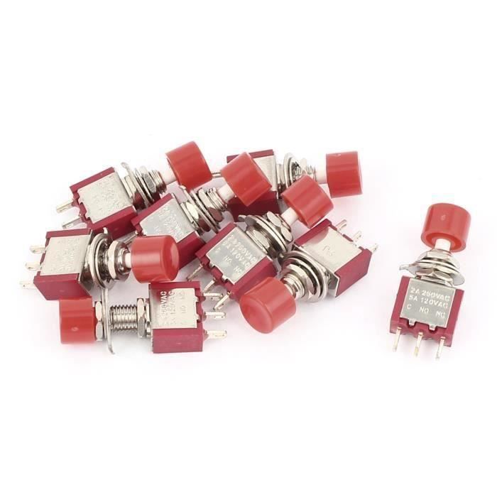 SOURCING MAP 10Pcs AC 250V 15A Micro-interrupteur De Fin De Course à