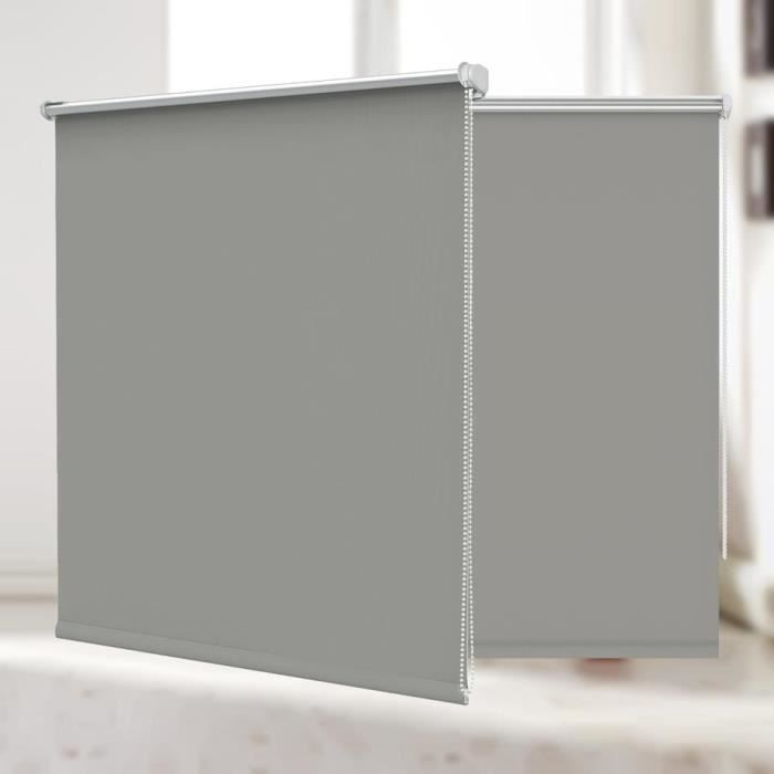 WOLTU Store Enrouleur Double Fixation Rapide Sans Perçage,75x120cm