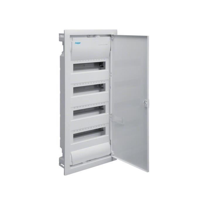 Armoire Électrique - HAGER - Vu48Ne - 1 Porte - IP30 - Conformité RoHS