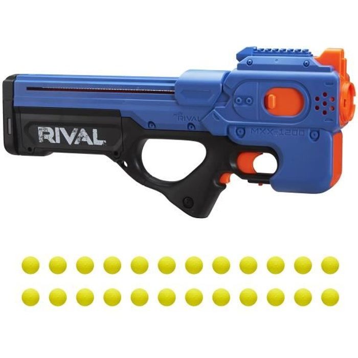 Nerf Rival Charger Mxx 1200 Bleu Et Billes En Mousse Nerf Rival Officielles Achat Vente Pistolet Bille Mousse Cdiscount
