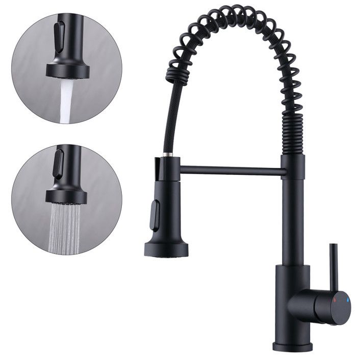 Top Mitigeur De Cuisine Rabattable Bec Pivotant Repliable Pour