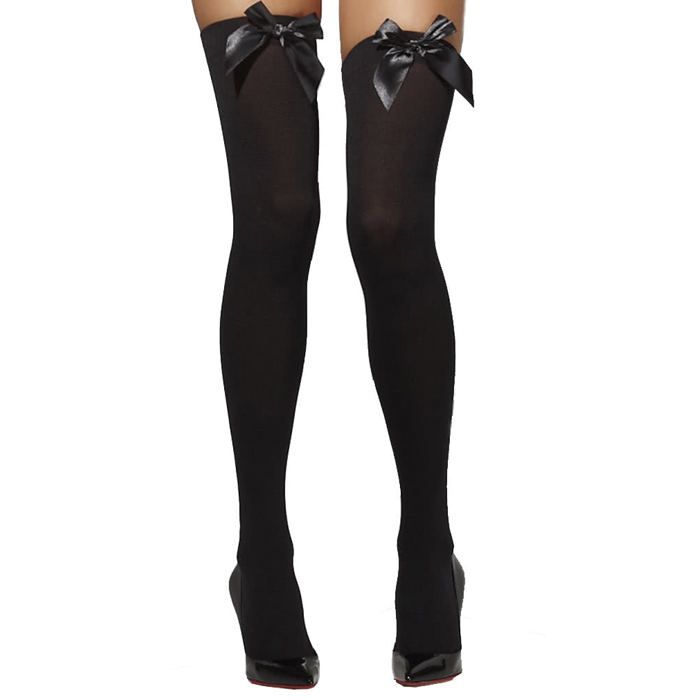Bas Résille En Silicone Antidérapant Pour Femme RSLOVE - Noir Taille Unique