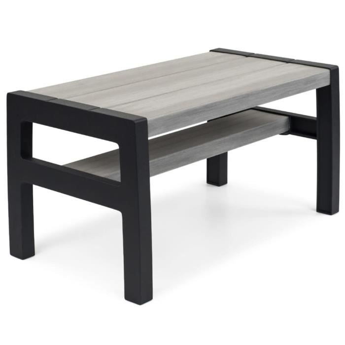 Keter Table de jardin Montero Gris 234085 Cdiscount Jardin