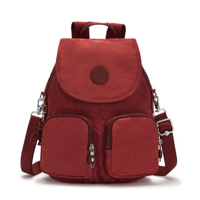 Kipling top carmine backpack
