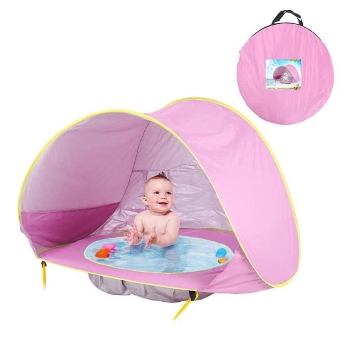 Tente De Plage De Bebe Uv Protection Soleil Enfants Jouets Petite Maison Etanche Pop Up Auvent Tente Portable Piscine A Balles Enfan Cdiscount Jeux Jouets