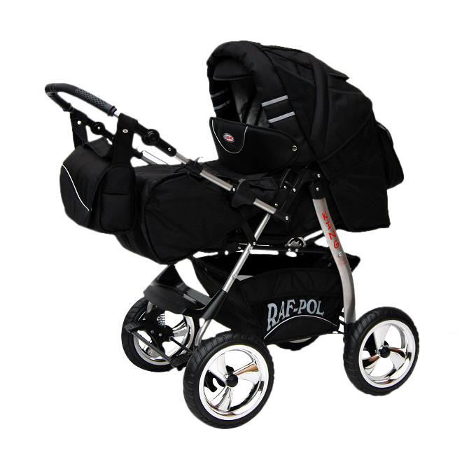 Poussette combin e LUX4KIDS King Noir cosmique 3en1 Set avec