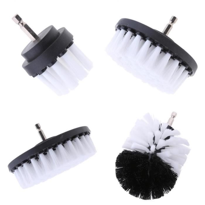 Restrdt Kit 11 Pièces – Brosse Électrique Pour Perceuse, Tampons Nettoyage & Polissage Multi-Surfaces