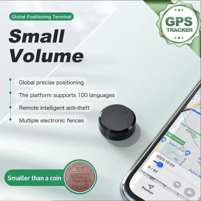 Mini Traceur GPS Magnétique GF09 – Localisateur En Temps Réel – Pour Voiture, Animal, Enfant
