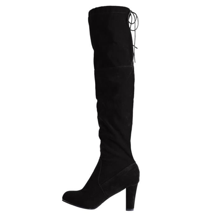 bottes lacets derriere