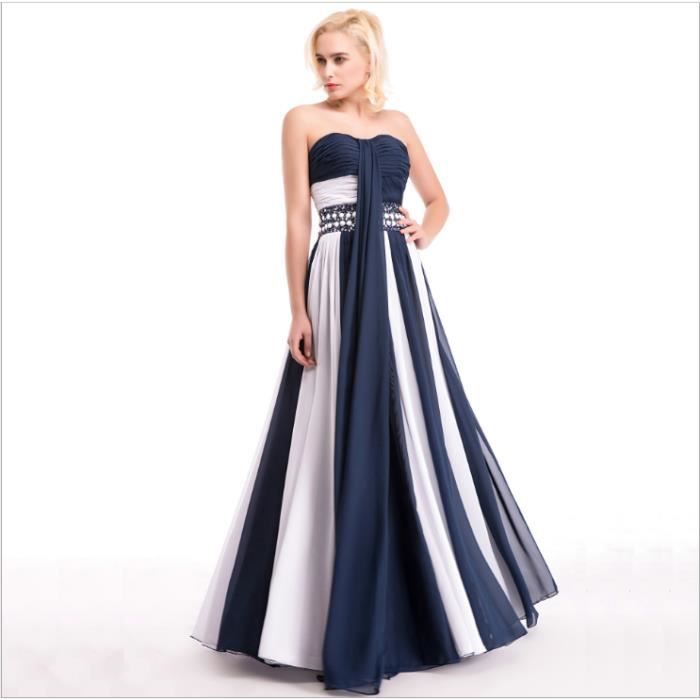 robe longue sans bretelle