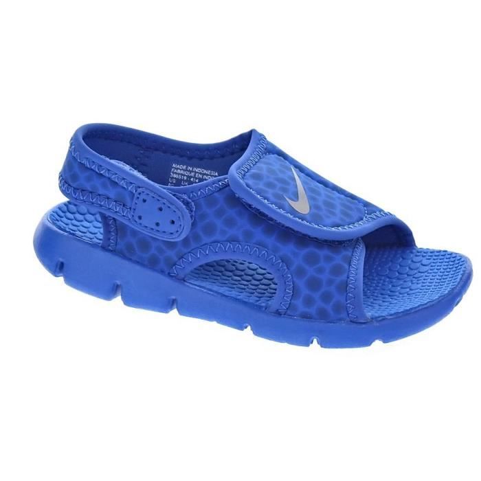 Tongs Nike Sunray Adjust 2 Gar on Bleu 21 Bleu Cdiscount