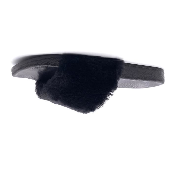 chaussure fourrure femme