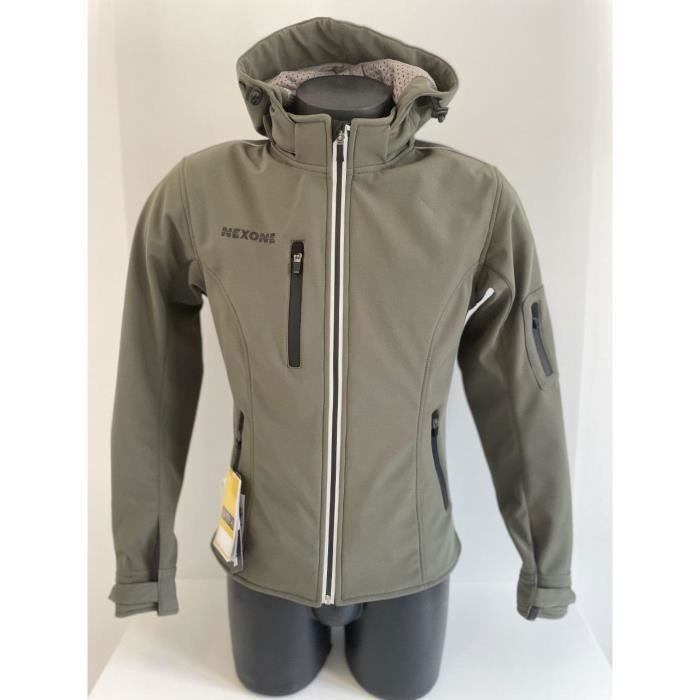Veste Softshell Arc'teryx Femme à Capuche - Taille M (8-10) - Gris - Coupe-Vent Outdoor