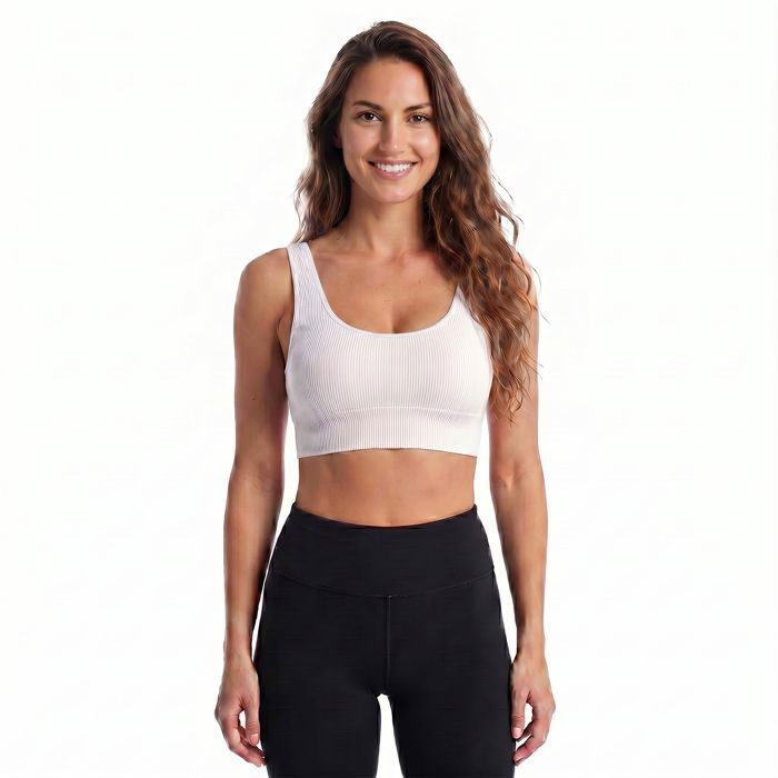 Soutien-gorge de sport femme 419691-Blanc