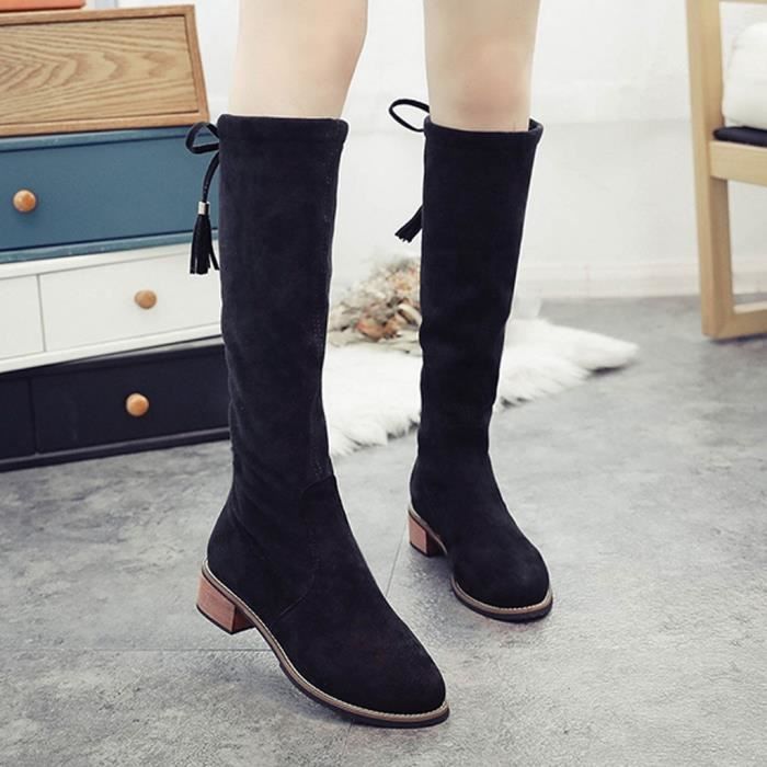 bottes femme stretch