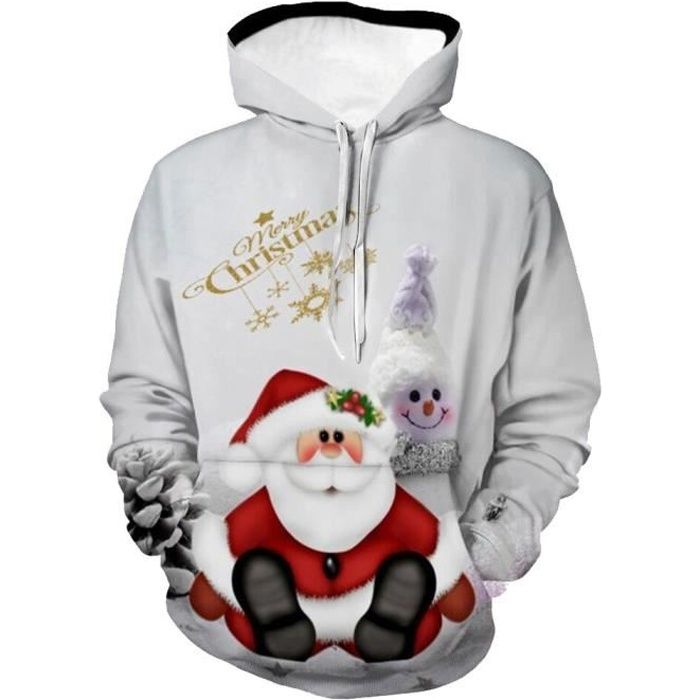 Générique Pull De Noel Homme Cadeau De Noël Moche Sweat Shirt En Tricot
