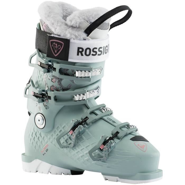 Chaussures De Ski Rossignol Alltrack Pro 100 W Vert Femme Cdiscount Sport