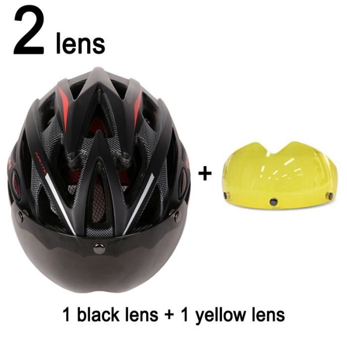 Lunettes Magnétiques Pour Casque Vélo - Pare-Brise, Pare-Soleil, Coupe-Vent - Sport Outdoor