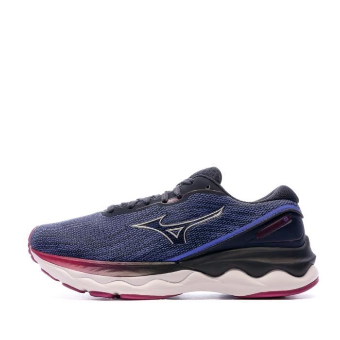 Chaussures de Running Rose/Marine Femme Mizuno Wave Skyrise 3