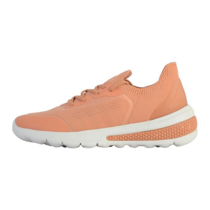 Geox Baskets femme Geox Spherica - Orange - Lacets - Confort exceptionnel